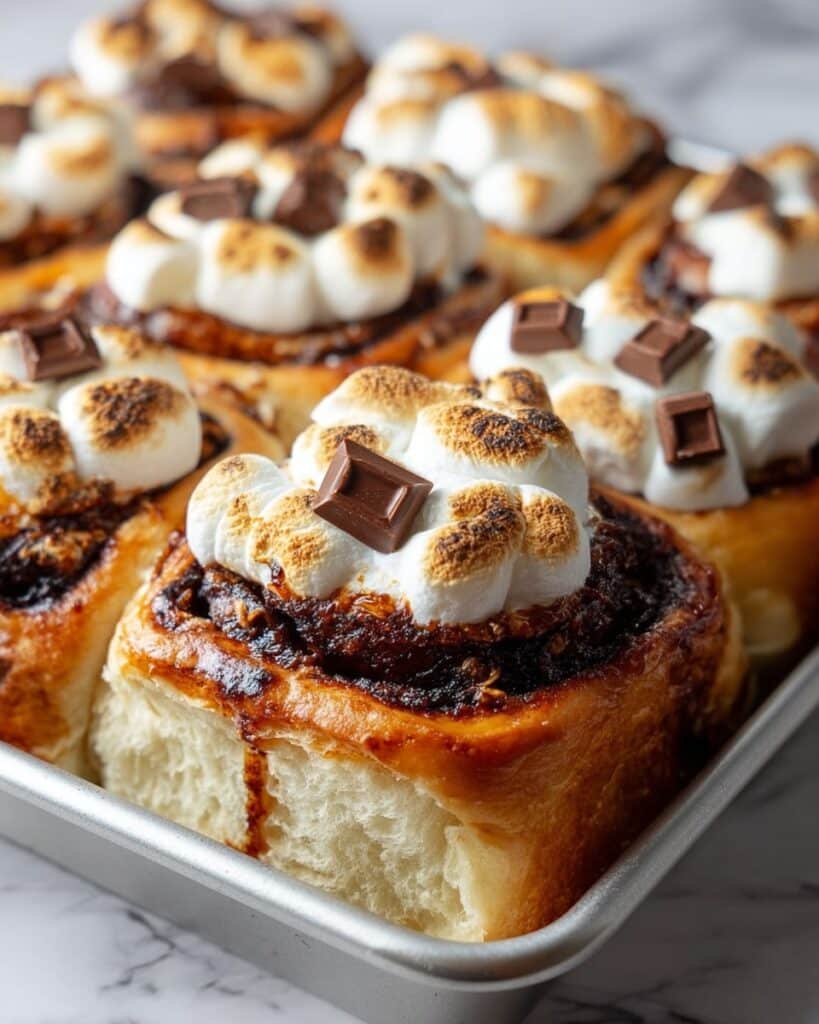S’mores Cinnamon Rolls Recipe