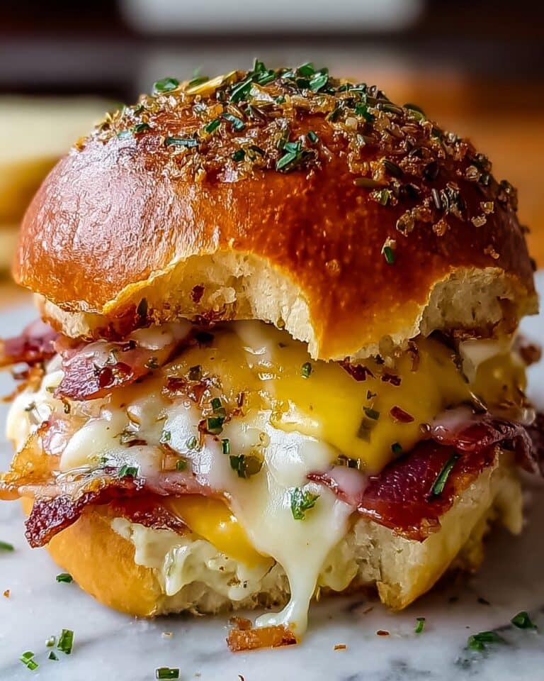 Irresistibly Cheesy Baked Italian Grinder Sliders Delight Recipe
