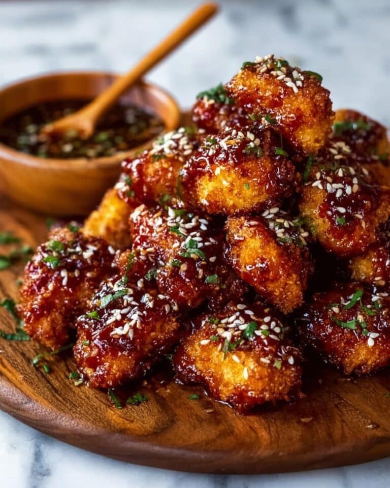 Honey Garlic Air Fryer Chicken Bites Recipe