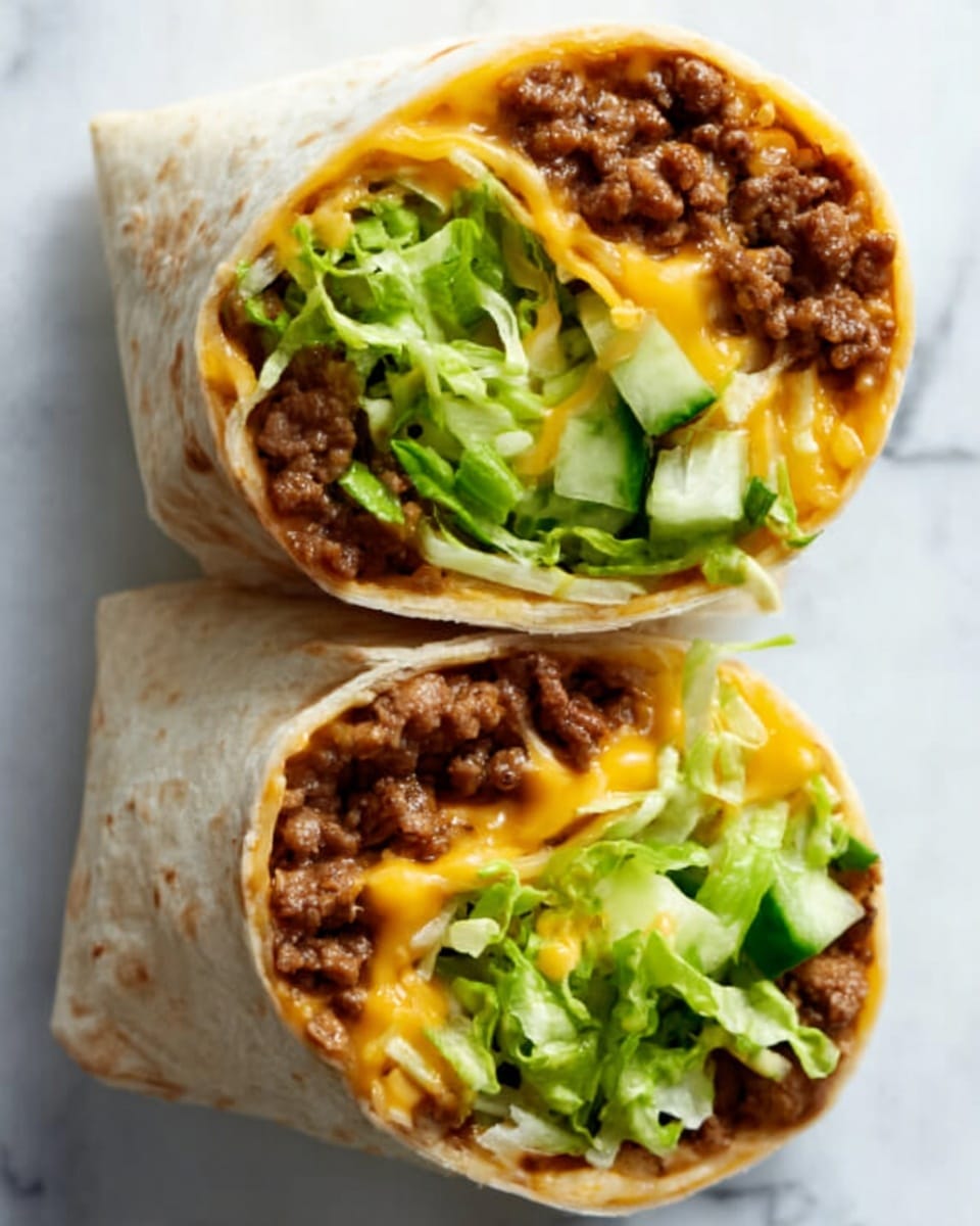Crispy Onion Smash Burger Wrap Recipe