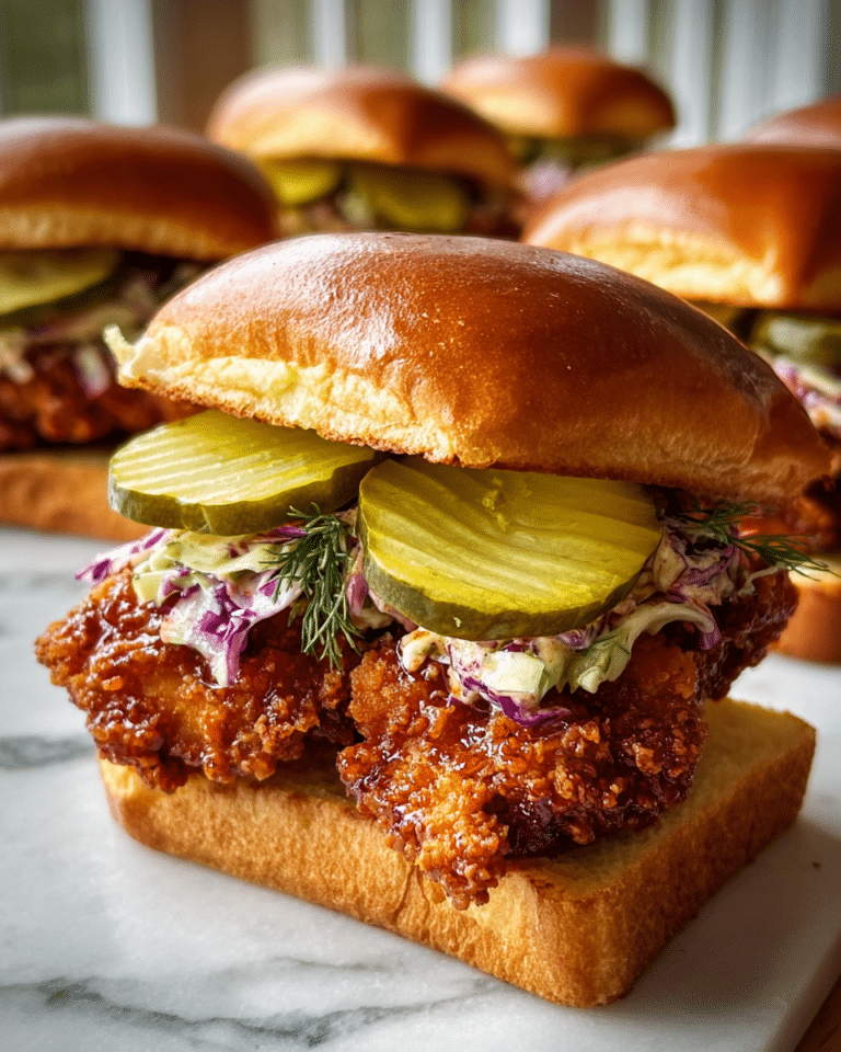 Nashville Hot Chicken Sandwiches Recipe
