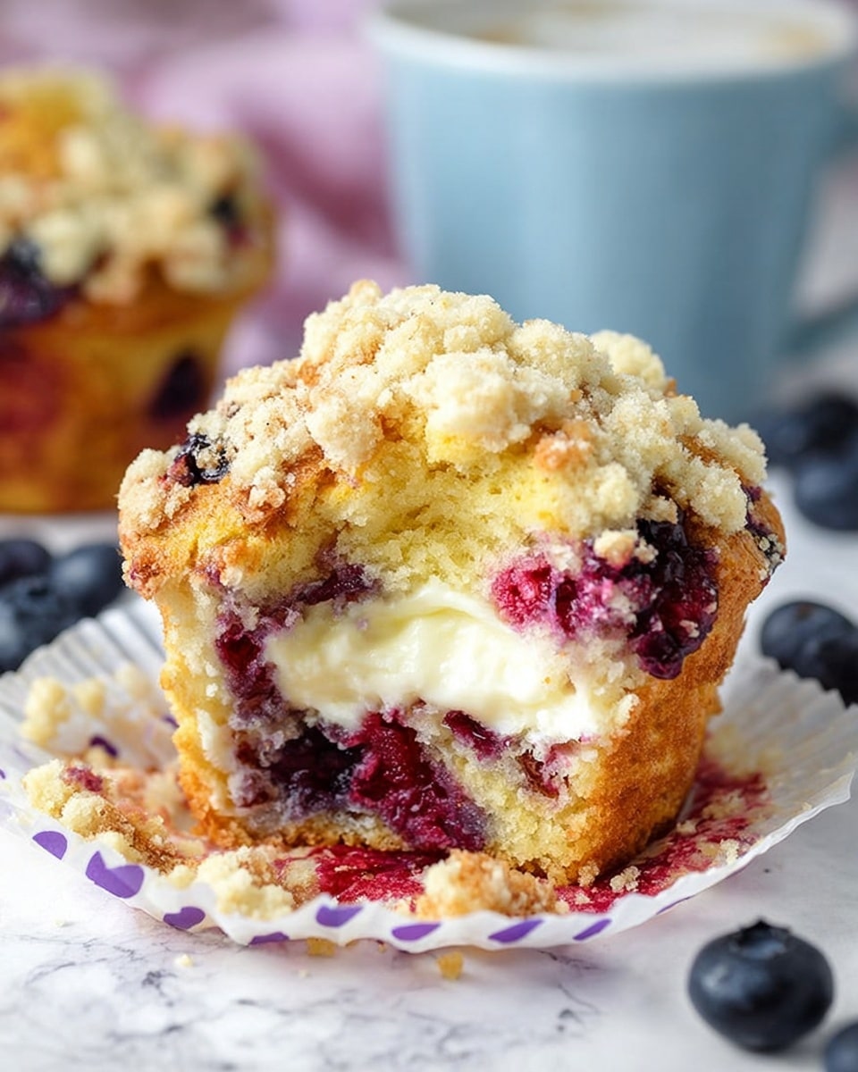 Berry Cream Cheese Muffins Recipe