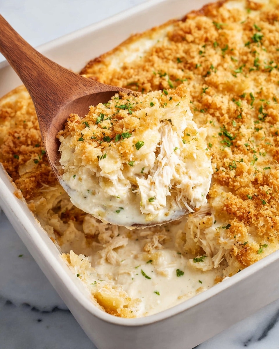 Creamy Baked Chicken Alfredo Pasta Recipe - Recipe Image