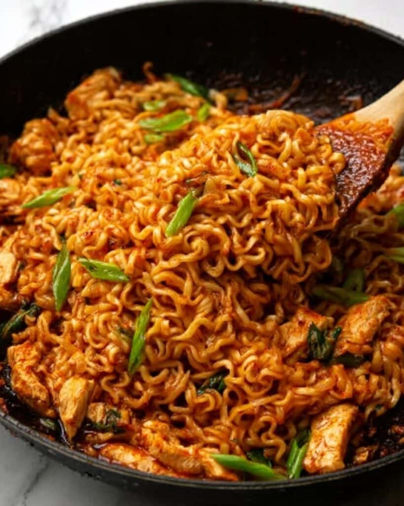 Peanut Chilli Noodles with Chicken Recipe