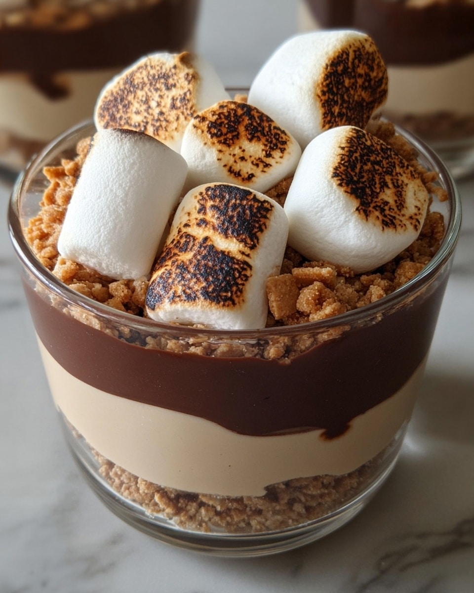 Easy No-Bake S’mores Pudding Cups Recipe